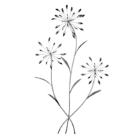 Silver Metal Flower Wall Art, 16x29
