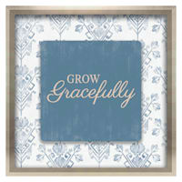 Grace Mitchell Grow Gracefully Framed Wall Sign, 10"