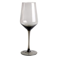 Laila Ali Modern Living Stem Wine Glass, Smoke Grey