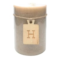 Honeybloom Tan Unscented Pillar Candle, 3x4