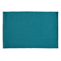Set of 4 Teal Ribbed Placemats