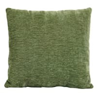 Oil Green Chenille Throw Pillow, 24"