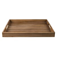 Natural Wooden Plank Decorative Tray