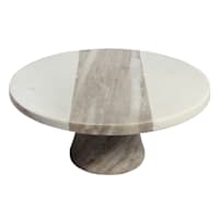 Laila Ali Modern Living Natural Marble Cake Stand