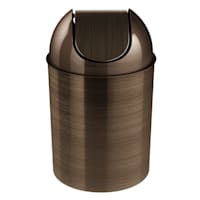 Bronze Mezzo Trash Can, 2.5gal