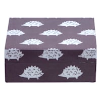 Hedgehog Printed Decal Box, 5x4