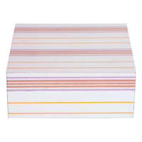 Tracey Boyd Pink Striped Box Decor, 6x5