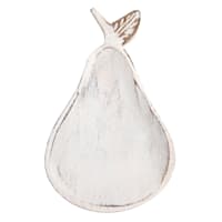 Grace Mitchell Wood Pear Trinket Tray, 8x4