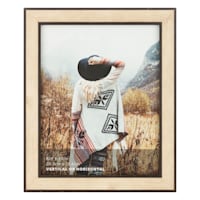 Black & Wood Tabletop Picture Frame, 8x10