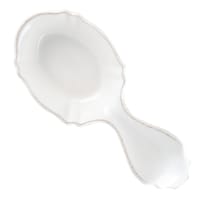 Providence White Scalloped Spoon Rest