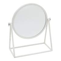 White Table Mirror