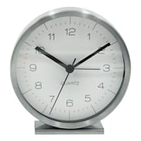 Metal Round Table Clock, 4.5"