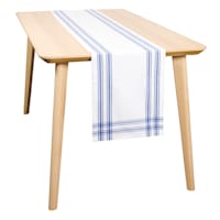 100% Cotton Dining Table Runner 33x183 cm Reversible Design Machine Washable Home Dining Table Decor Stripe Table Runner Black and White PiccoCasa Table Runner