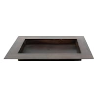 Brown Metal Plate, 16x11