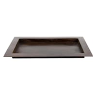 Brown Metal Plate, 24x16