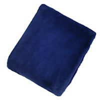 Navy blue hotsell faux fur throw