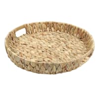 Honeybloom Woven Natural Round Tray