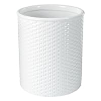 Basket Weave Utensil Crock, 7"