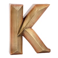 Tracey Boyd 6" Gold Monogram Decor, K