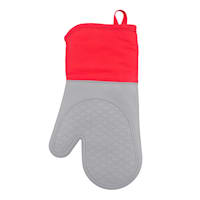 Red Silicone Oven Mitt
