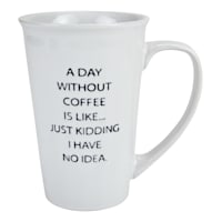 Just Kidding White Mug, 22oz