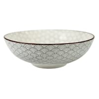 Grey Arches Porcelain Bowl, 8.3"