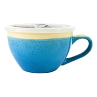 Blue Splatter Souper Mug, 22oz