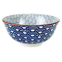 Blue Arches Porcelain Bowl, 6"