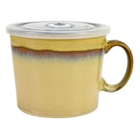 Brown & Tan Souper Mug, 24oz