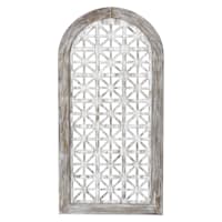 Carved Wooden Arch Wall Art, 22x46