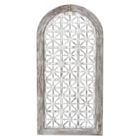 Carved Wooden Arch Wall Decor, 22x46