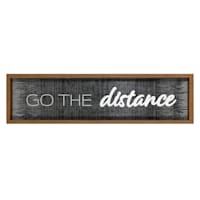 Go The Distance Wall Art, 30x8