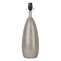 Gold Hammered Table Lamp, 19"