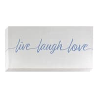 Live Laugh Love Canvas Wall Art, 12x24