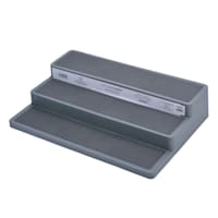 3-Tier Grey Shelf Organizer