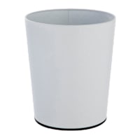 5L DOTS OPEN TRASH CAN WHT
