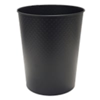 Black Dots Round Wastebasket, 5l