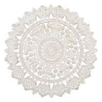 Wall Panel Carved Wooden Wall Art, 32"
