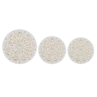 3-Piece Metal Medallion Wall Decor, 16"