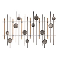 Crosby St. Abstract Centerpiece Wall Art, 36x24