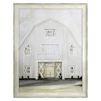Framed Wedding Barn Print Under Glass, 20x26