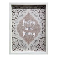 Joy In The Journey Framed Wall Sign, 12x16