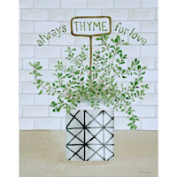 Always Thyme For Love Canvas Wall Art, 12x16