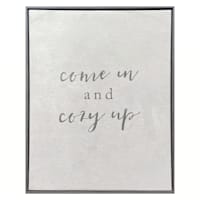 12x16 Come In and Cozy Up Wall Art