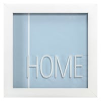 Blue Framed Home Sign, 8"