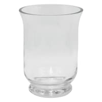 Clear Glass Hurricane Candle Holder, 6"
