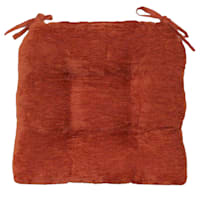 Reese Rust Chenille Dining Chair Cushion
