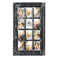Black String Collage with Clothespin Photo Clips, 20x40