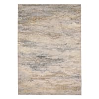 (B697) Crosby St. Driftway Gold Woven Runner, 2x7