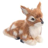 Plush Fox Ornament, 2"